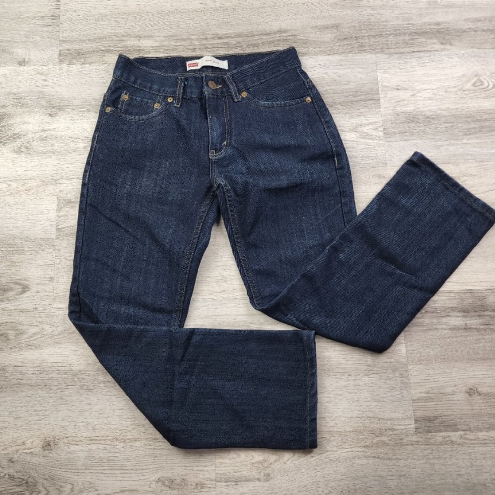 Levi's Pants Jeans 511 Slim Fit Straight Cut Casual Blue 27x27 Size 14 Regular
